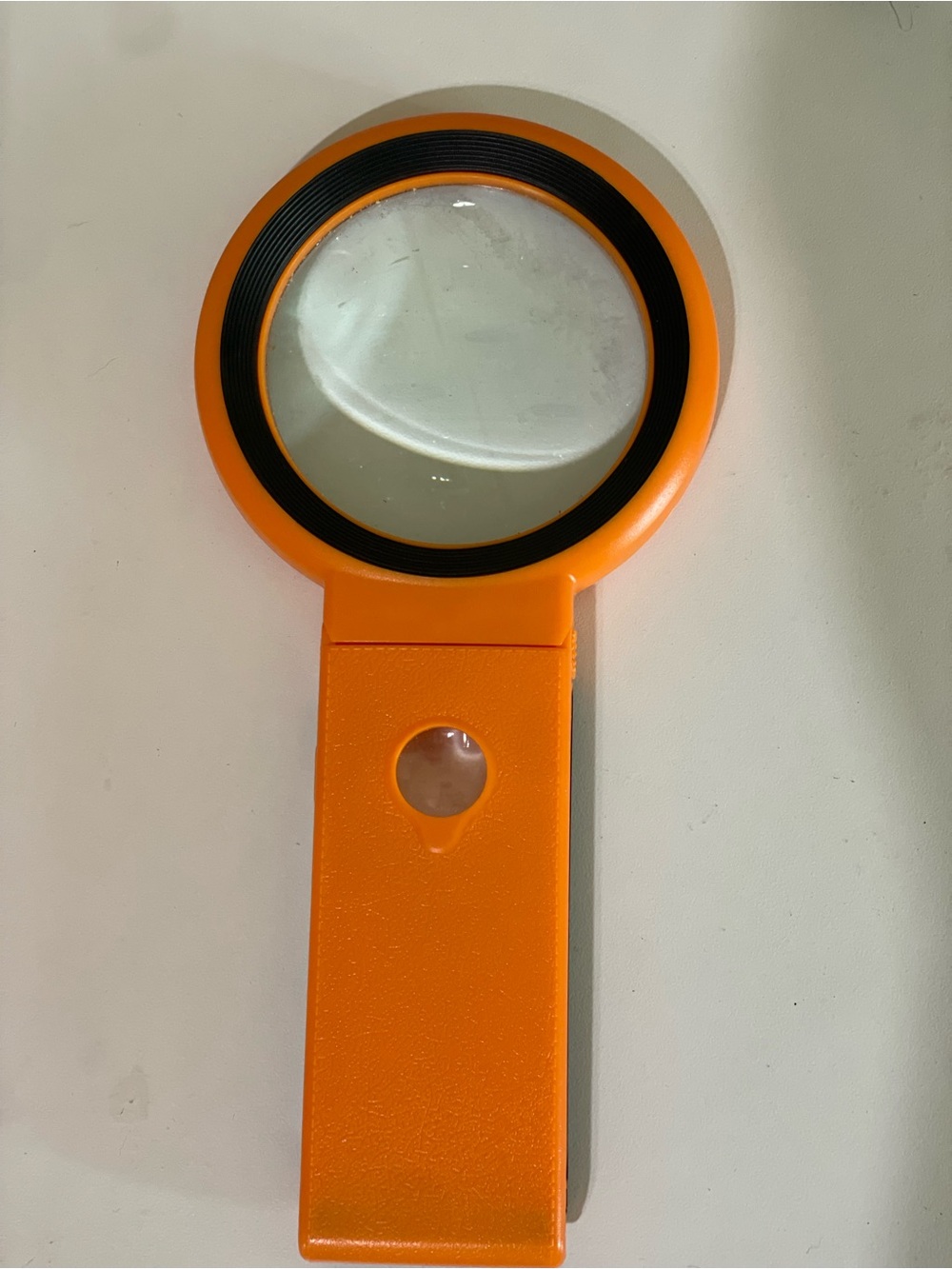 Amazon Orange Handheld Magnifier with Black Accent